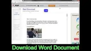 PDF to Word | CC PDF Converter | pdf to word document