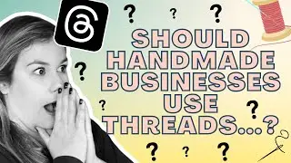 THREADS BY IG - How to use threads for your Etsy shop - Etsy shop threads marketing