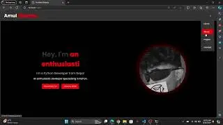 Building My Personal Portfolio 🚀 | Sneak Peek Into My Creative Process! 🎨💻 #html #css #javascript