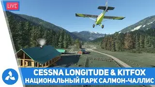 Национальный парк Салмон-Чаллис – Cessna Longitude & Kitfox – MSFS – VIRTAVIA №477