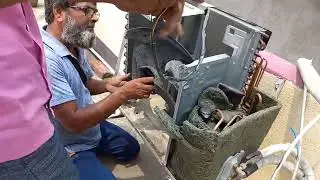 Outdoor Fan Feetting in O General Air Conditioner |Ac Repair