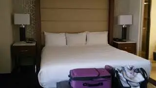THIS is Palace Station King Bed Junior Suite Comped Room Las Vegas on Sahara Bonus Footage Pool View