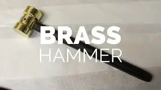 Brass Hammer Restoration! (Shou-Sugi-Ban Handle)