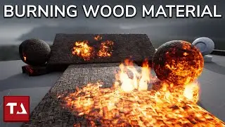 UE5: Burning Wood Material // Unreal Engine Tutorial