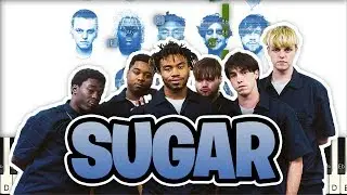 How to play: BROCKHAMPTON - Sugar (Piano Tutorial)