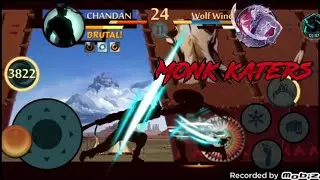Shadow Fight 2 || Monk Katers Vs Wind Wolf_Underworld Online raids