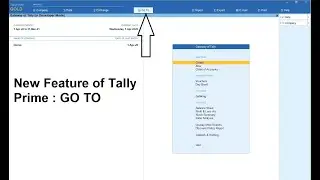 GoTo option in Tally Prime | Tally Prime guide