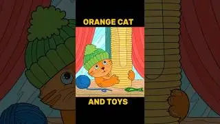 Orange cat #pet #art #fyp #artwork #catlover #animation #digitalart #music #phonk