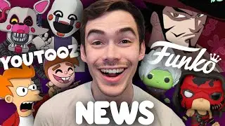 NEW Funko, Youtooz & Loungefly Announcements & Updates! (One Piece Mihawk, FNAF Withered, Anime)