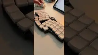 Раздельная клавиатура revxlp. Механическая низкопрофильная и беспроводная клавиатура.