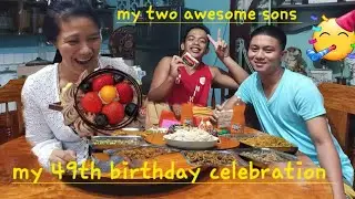 ang aking kaarawan hinandaan ako ng aking pamilya #ofw