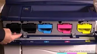 Xerox Color C60 70 How to Replace the Toner Cartridges