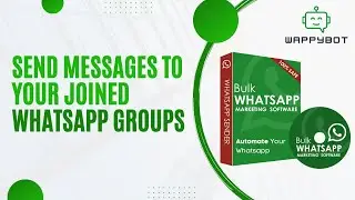 Send Messages To Your Joined Whatsapp Group | How To Send SMS In Unlimited Whatsapp Groups