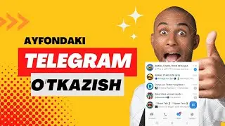 AYFONDAKI TELEGRAM O'TKAZISH | IPHONEDAKI TELEGRAM | IOS TELEGRAM