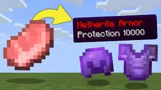 Minecraft But Eating Gives RANDOM Items.... 