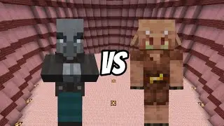 Vindicator vs Piglin - Minecraft Mob Battle (test)