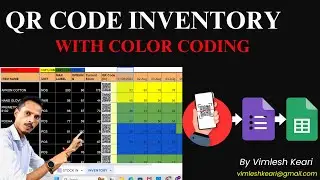 How To Create Inventory Management System with QR Code, Google Form & Sheets | Excel Inventory