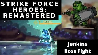 Strike Force Heroes: Remastered (Beta) - Jenkins Boss Fight (Tank/No Deaths)