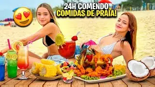 24 HORAS COMENDO COMIDA DE PRAIA