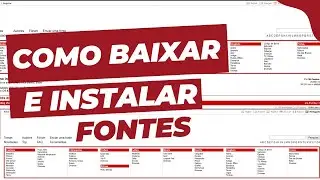 Como baixar e instalar fontes no dafont.com