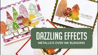 Dazzling Effects: Metallics Over Ink Blending