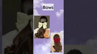 Aesthetic hair accessories you must have! 