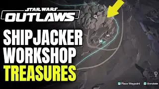 Shipjacker Workshop Treasure Locations | The Lost Steppe Undiscovered Treasures | STAR WARS OUTLAWS