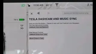 Tesla Dashcam and Music Sync - Controlled via Telsa Browser - Proof of Concept