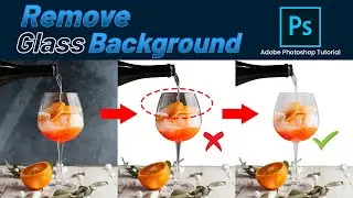 How to Remove Glass Background in Adobe Photoshop || Pixa Vector || Adobe Photoshop Tutorial