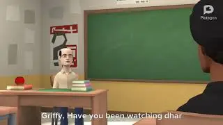 when the main character answer in class