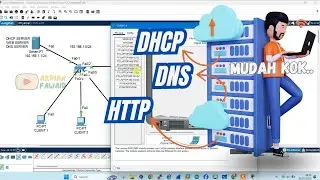 Configure DHCP, DNS & Web Server in Cisco Packet Tracer - 5 Minutes and You Can Do It!