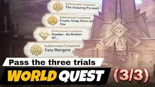 Pass the three trials 3/3 Genshin Impact | TARRION GENSHIN