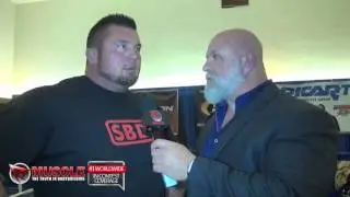 2014 Arnold Strongman Classic, Jerry Pritchett Backstage
