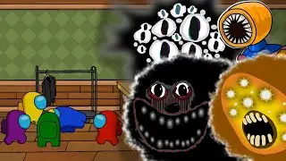 AMONG US vs. DOORS - SUPER HARD MODE || kiwis ANIMATION