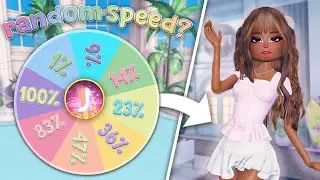 WHEEL Decides My Speed in DRESS TO IMPRESS
