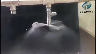 AA hollow cone nozzle atomization test video