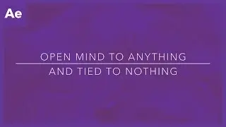 MINIMAL INTRO in After Effects CC (Tutorial in 5 minutes)