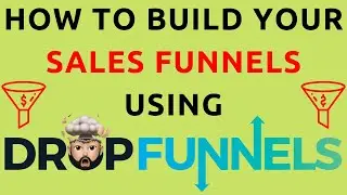 How To Build A Sales Funnel Website Using DropFunnels w/ Checkout OrderBump and Upsell