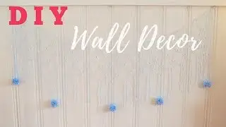 Simple Yarn Wall Decor DIY Tutorial | J.M.