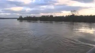 Fiume Po in piena a Cremona