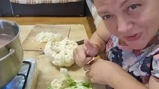 A delicious minute - I'm cooking myself some of my favorite broth...