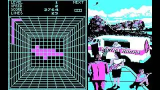 WELLTRIS - PC CGA (GAMEPLAY)