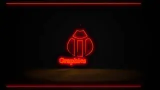 Neon Light Effect Logo Animation