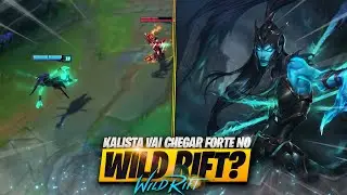 Conheça a KALISTA e Suas HABILIDADES Antes Dela Chegar ao WILD RIFT!