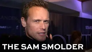 OUTLANDER's cast practices their Sam Heughan smoler