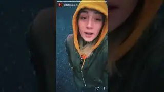 GİZEM KARACA HAYVAN SEVGİSİ COK İYİ YAĞMURLU HAVA DA