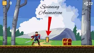 How to make coin spinning and fade out animation for beginners unity
