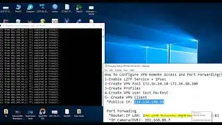 Mikroik Router | How to configure VPN remote access and port forwarding