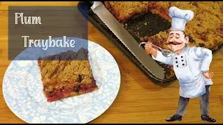 Learn how to make a delicious Plum Traybake from scratch