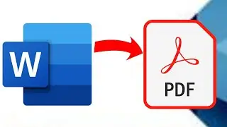 How To Change Word Doc To PDF in Microsoft Word
